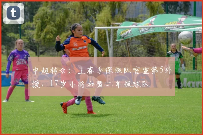 中超转会：上赛季保级队官宣第5外援，17岁小将加盟二年级球队